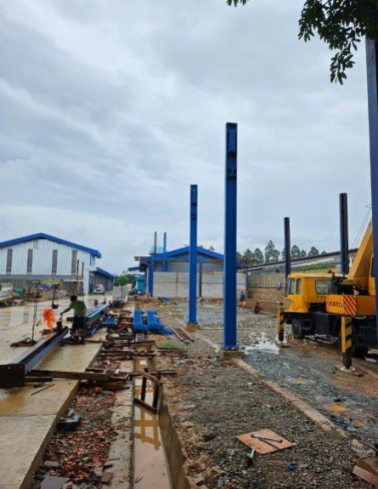 Proses Erection Gedung 20 x 80